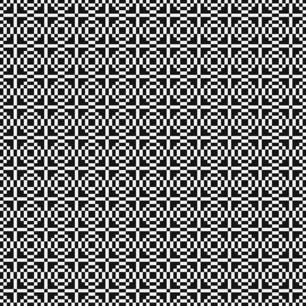 Patrón Abstracto Geométrico Blanco Negro Ilustración Vectorial — Vector de stock