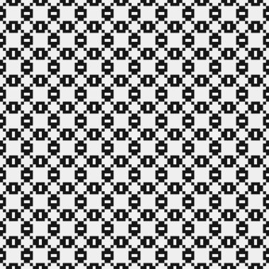 soyut geometrik siyah beyaz desen, vektör illüstrasyonu 