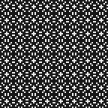 soyut geometrik siyah beyaz desen, vektör illüstrasyonu 