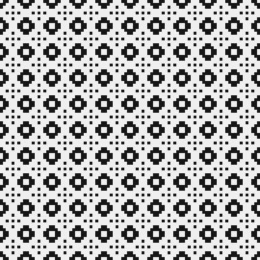 soyut geometrik siyah beyaz desen, vektör illüstrasyonu 