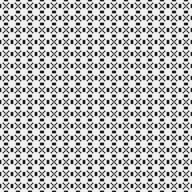 soyut geometrik siyah beyaz desen, vektör illüstrasyonu 