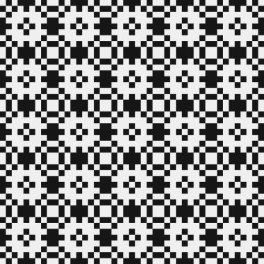 soyut geometrik siyah beyaz desen, vektör illüstrasyonu  