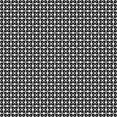 soyut geometrik siyah beyaz desen, vektör illüstrasyonu 