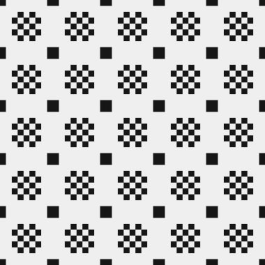 soyut geometrik siyah beyaz desen, vektör illüstrasyonu 