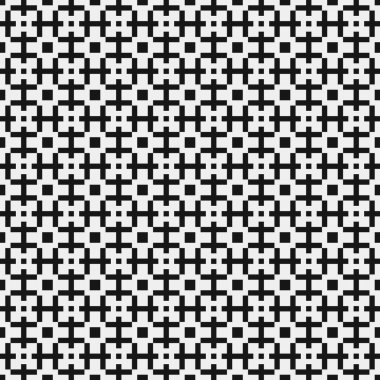 soyut geometrik siyah beyaz desen, vektör illüstrasyonu 