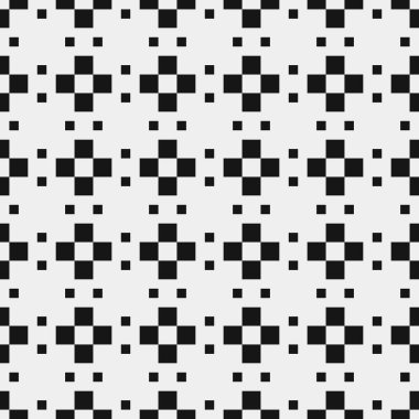 soyut geometrik siyah beyaz desen, vektör illüstrasyonu 