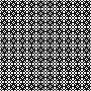 soyut geometrik siyah beyaz desen, vektör illüstrasyonu 