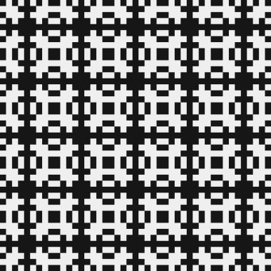 soyut geometrik siyah beyaz desen, vektör illüstrasyonu 