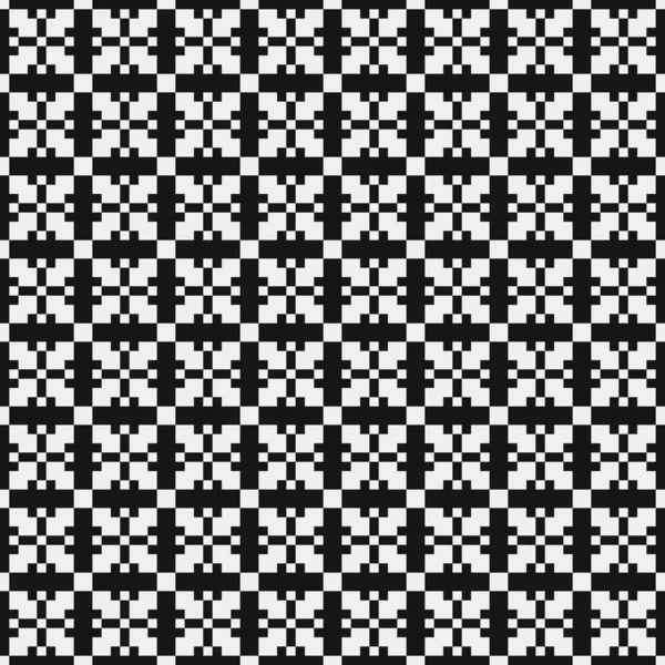 Motif Abstrait Géométrique Noir Blanc Illustration Vectorielle — Image vectorielle