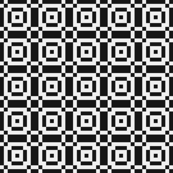 Motif Abstrait Géométrique Noir Blanc Illustration Vectorielle — Image vectorielle