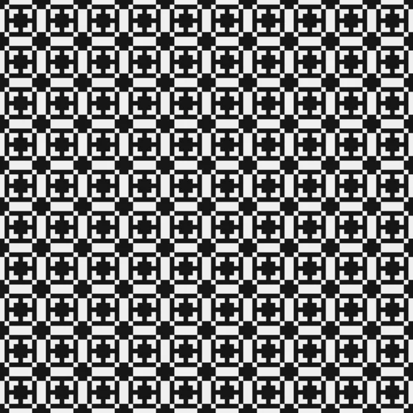 Motif Abstrait Géométrique Noir Blanc Illustration Vectorielle — Image vectorielle