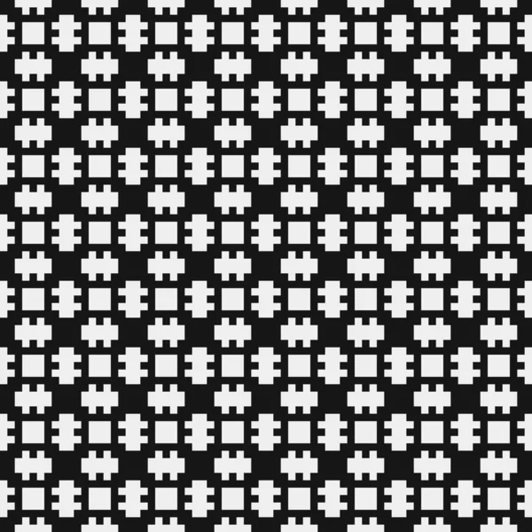 Elvont Geometriai Fekete Fehér Minta Vektor Illusztráció — Stock Vector
