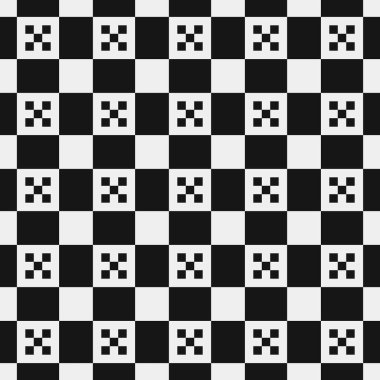 soyut geometrik siyah beyaz desen, vektör illüstrasyonu  