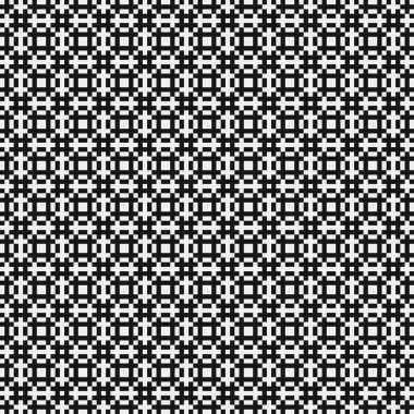 soyut geometrik siyah beyaz desen, vektör illüstrasyonu 