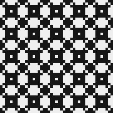 soyut geometrik siyah beyaz desen, vektör illüstrasyonu 