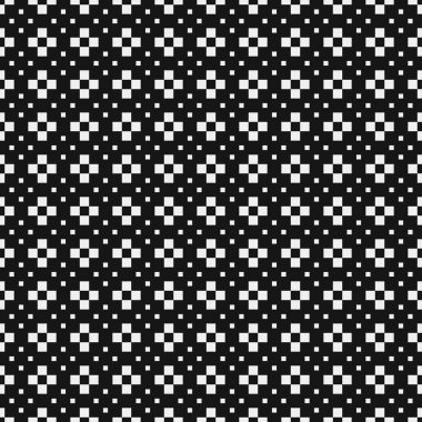 soyut geometrik siyah beyaz desen, vektör illüstrasyonu 