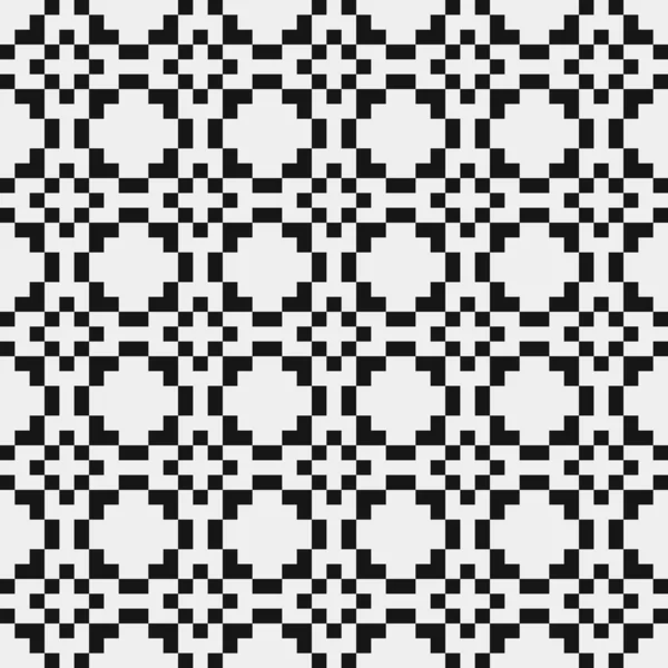 抽象的几何黑白图案 矢量图解 — 图库矢量图片