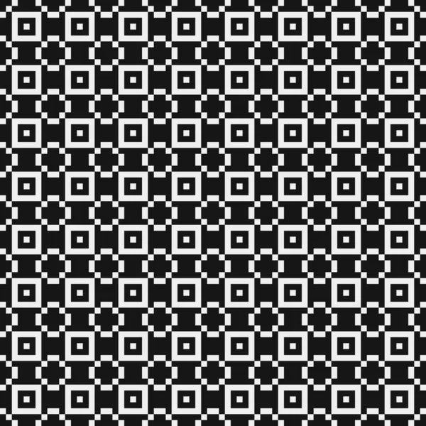 Patrón Abstracto Geométrico Blanco Negro Ilustración Vectorial — Vector de stock