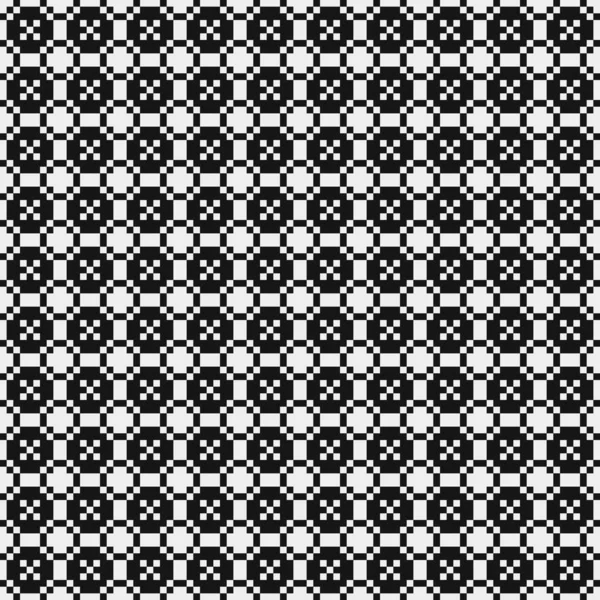 Patrón Abstracto Geométrico Blanco Negro Ilustración Vectorial — Vector de stock