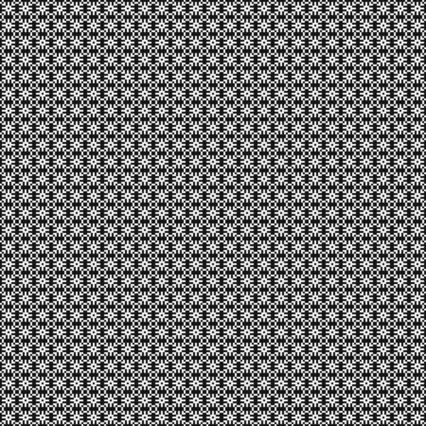 Абстрактный Геометрический Черно Белый Узор Векторная Иллюстрация — стоковый вектор