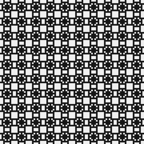 Abstract Geometric Black White Pattern Vector Illustration — Stock Vector