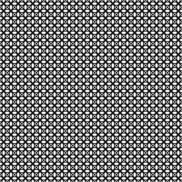 Patrón Abstracto Geométrico Blanco Negro Ilustración Vectorial — Vector de stock