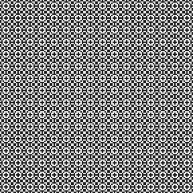 soyut geometrik siyah beyaz desen, vektör illüstrasyonu  