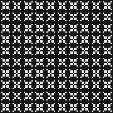 soyut geometrik siyah beyaz desen, vektör illüstrasyonu  