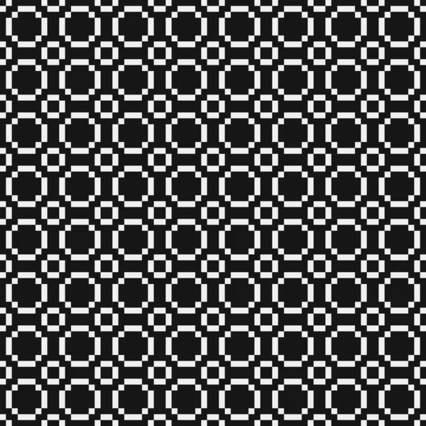 Abstraktní Geometrický Černobílý Vzor Vektorová Ilustrace — Stockový vektor