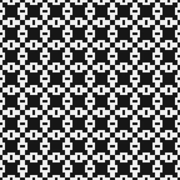 Motif Abstrait Géométrique Noir Blanc Illustration Vectorielle — Image vectorielle