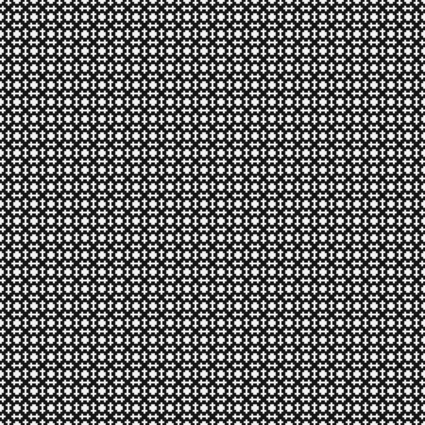 Patrón Abstracto Geométrico Blanco Negro Ilustración Vectorial — Vector de stock