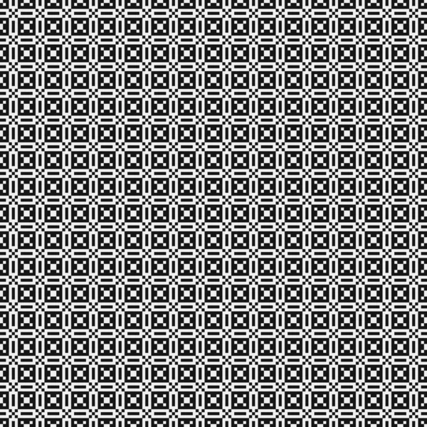 Motif Abstrait Géométrique Noir Blanc Illustration Vectorielle — Image vectorielle