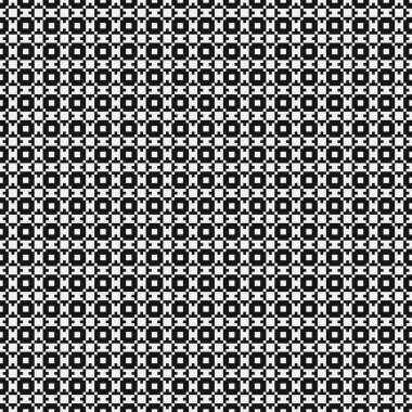 soyut geometrik siyah beyaz desen, vektör illüstrasyonu 