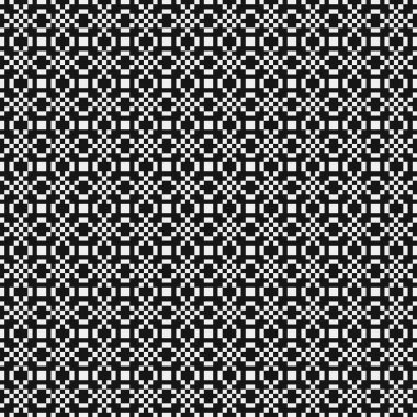 soyut geometrik siyah beyaz desen, vektör illüstrasyonu 