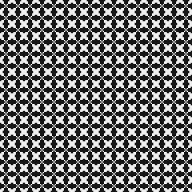 Soyut Çapraz Noktalar Şablonu, arka plan. Vektör illüstrasyonu   