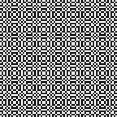 Soyut Çapraz Noktalar Şablonu, arka plan. Vektör illüstrasyonu   