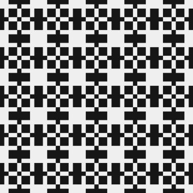 Soyut Çapraz Noktalar Şablonu, arka plan. Vektör illüstrasyonu   