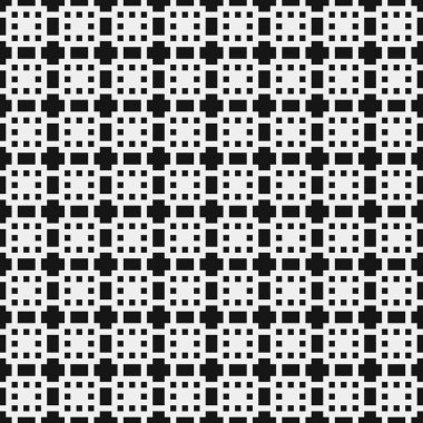 Soyut Çapraz Noktalar Şablonu, arka plan. Vektör illüstrasyonu   