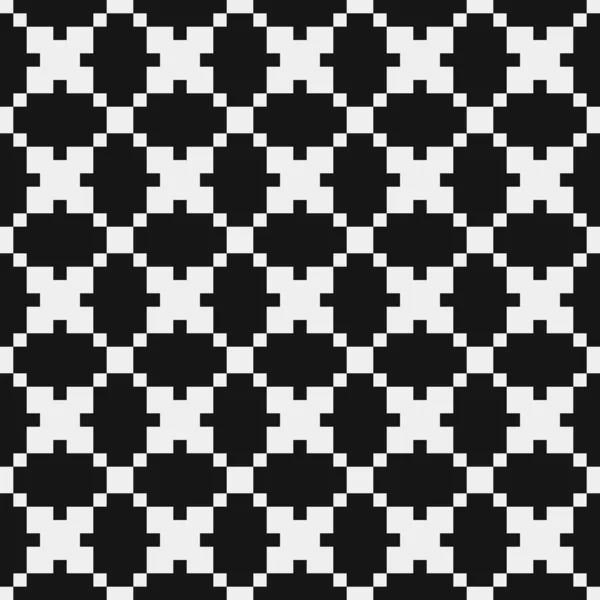 Astratto Modello Geometrico Bianco Nero Illustrazione Vettoriale — Vettoriale Stock