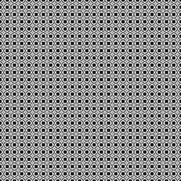 Abstraktes Geometrisches Schwarz Weiß Muster Vektorillustration — Stockvektor