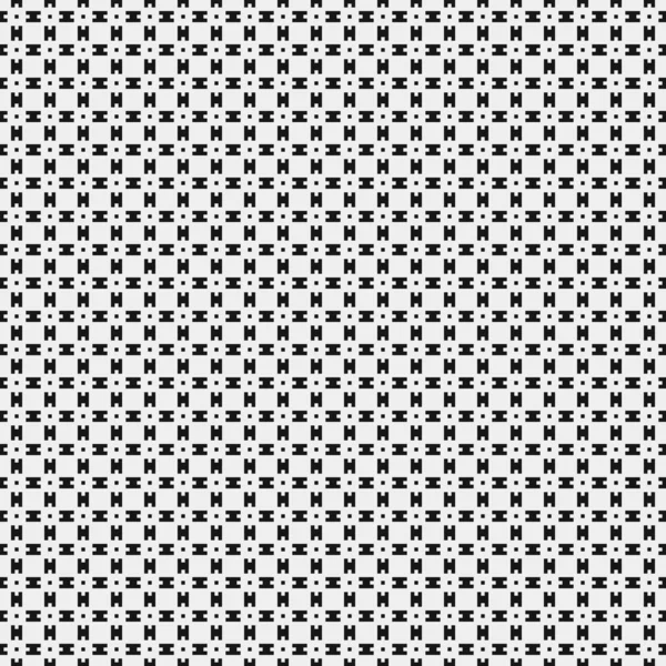Motif Abstrait Géométrique Noir Blanc Illustration Vectorielle — Image vectorielle
