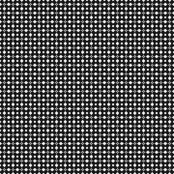 Motif Abstrait Géométrique Noir Blanc Illustration Vectorielle — Image vectorielle