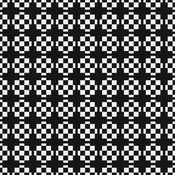 Motif Abstrait Géométrique Noir Blanc Illustration Vectorielle — Image vectorielle