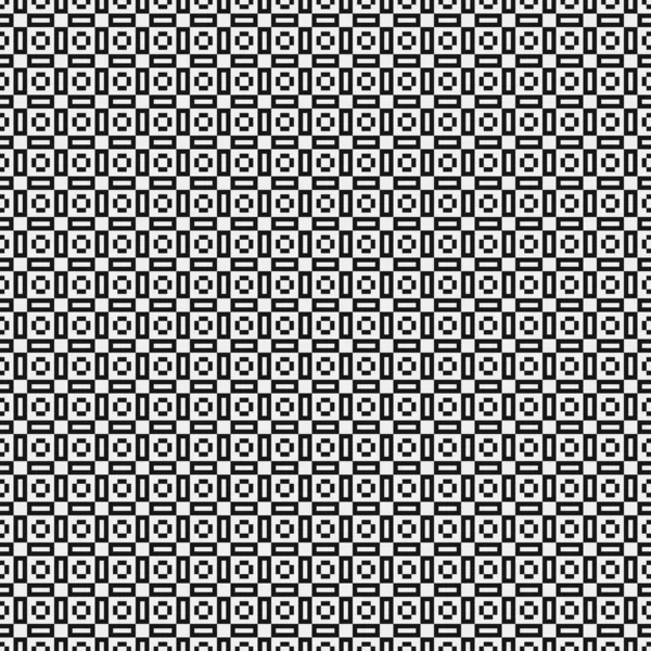 Motif Abstrait Géométrique Noir Blanc Illustration Vectorielle — Image vectorielle