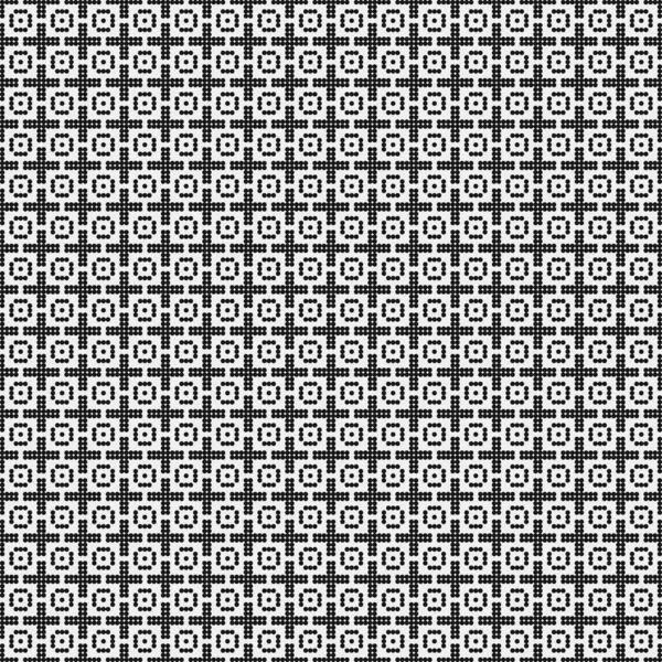 Abstrakt Cross Dots Mønster Bakgrunn Vektorillustrasjon – stockvektor