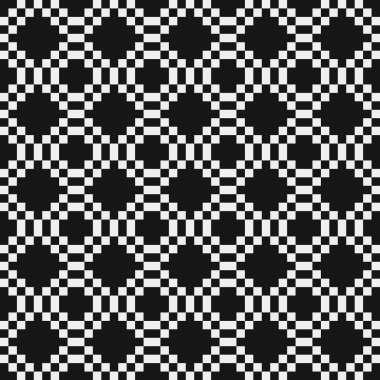 Soyut Çapraz Noktalar Şablonu, arka plan. Vektör illüstrasyonu   