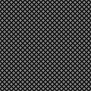 Soyut Çapraz Noktalar Şablonu, arka plan. Vektör illüstrasyonu   