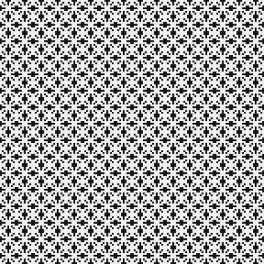 Soyut Çapraz Noktalar Şablonu, arka plan. Vektör illüstrasyonu   