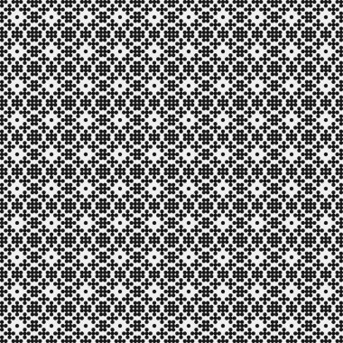 Soyut Çapraz Noktalar Şablonu, arka plan. Vektör illüstrasyonu   