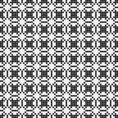 Soyut Çapraz Noktalar Şablonu, arka plan. Vektör illüstrasyonu   